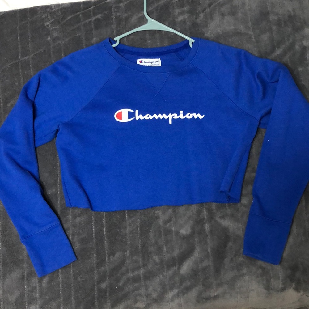 champion cropped crew neck